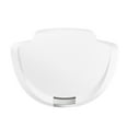 thumbnail image 3 of simplehuman Kitchen Trash Can, 13 Gallon Plastic Step Garbage Bin with Secure Slide Lock Lid, White, 3 of 5