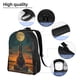 thumbnail image 5 of Fotbe Sunset Prairie Meditating Horse Mochila de Viaje para Laptop, Mochila Ejecutiva Delgada y Resistente 15.6", 5 of 8