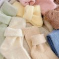 thumbnail image 6 of Cute Mink Velvet Socks For Women Girls Autumn And Winter Elastic Thicken Thermal Coral Velvet Sleep Plush Floor Plush Socks, 6 of 10