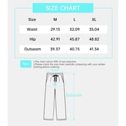ANLIQI Mens Pajama Pants Rayon Made from Bamboo Soft Comfy Lounge Bottoms with Pockets 2 Pack (2Black, XL)