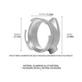 thumbnail image 3 of Advancent Anillo de dosificación de polvo de café, adaptador de fabricación giratorio, anillos anticaída de orejas, utensilios de cocina para Juegos de servir café y té Plata Advancent HA064611-02, 3 of 6