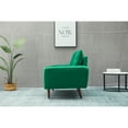 thumbnail image 4 of Kingway Furniture Aurora Velvet Living Room Loveseat in Green, 4 of 6