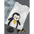 thumbnail image 3 of Happy Penguin Toy Ink Style T-Shirt Women -Image by Shutterstock, Female Large, 3 of 4
