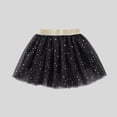 thumbnail image 4 of Scyoekwg Tulle Tutu Skirts for Toddler Girls Toddler Girls Cute Party Dance Solid Color Net Yarn Sequins Stars Tulle Black 13-14 Years, 4 of 4
