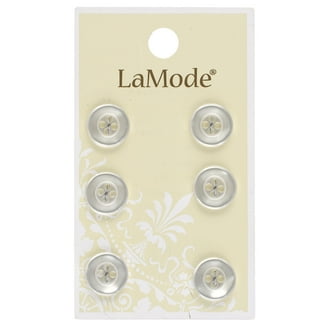 Le Bouton White Pearlized 3/4