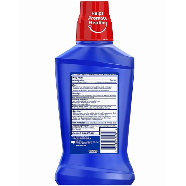 Colgate Peroxyl Alcohol-Free Mouth Sore Rinse, 16.9 oz photo 2