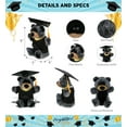 thumbnail image 3 of DolliBu Black Bear Graduation Plush Toy - Super Soft Plush Black Bear Graduation Hand Puppet Animal Dress Up with Gown and Cap with Tassel Outfit - Congratulatory Graduation Gift - 9 Inches, 3 of 6