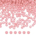 thumbnail image 1 of Uxcell Glass Beads 3mm Hole Loose Beads for Bracelet Earring Jewelry Making, Hair Braiding, Watermelon Pink, 1 of 6