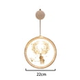 thumbnail image 2 of Decoración de luces navideñas, luces de hadas colgantes con pilas para pared, ventanas, camino, decoración de Patio, 2 of 5
