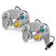 thumbnail image 5 of Nintendo - Gamecube Console with Two Silver Controllers - Platinum (Refurbished), 5 of 5