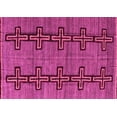 thumbnail image 1 of Ahgly Company Indoor Rectangle Oriental Pink Modern Area Rugs, 8' x 12', 1 of 4