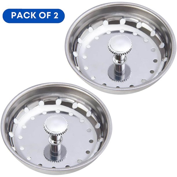 2 Pack Kitchen Sink Strainer, Replacement for Standard Kitchen Sink