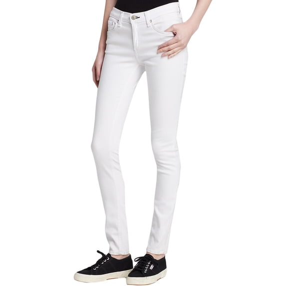 Rag & Bone Womens Denim Stretch Skinny Jeans White 25