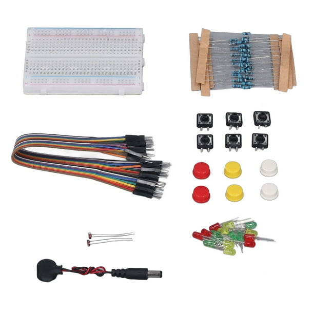 Kit divertido de componentes electrónicos, kit electrónico Kit de componentes electrónicos divertido para principiantes Kit electrónico elegante y moderno