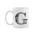 thumbnail image 2 of Black And White Letter G Design Mug Unisex's -Image by Shutterstock, 2 of 4