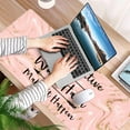 thumbnail image 5 of Rose Gold Glitter Marble Desk Mat, Desk Accessory, Cute Workspace, Trendy Workspace, Trendy, 35.4x15.7in Large Gaming Mouse Pad, Cute Desk Topper, Pretty Desk Pad, 5 of 5