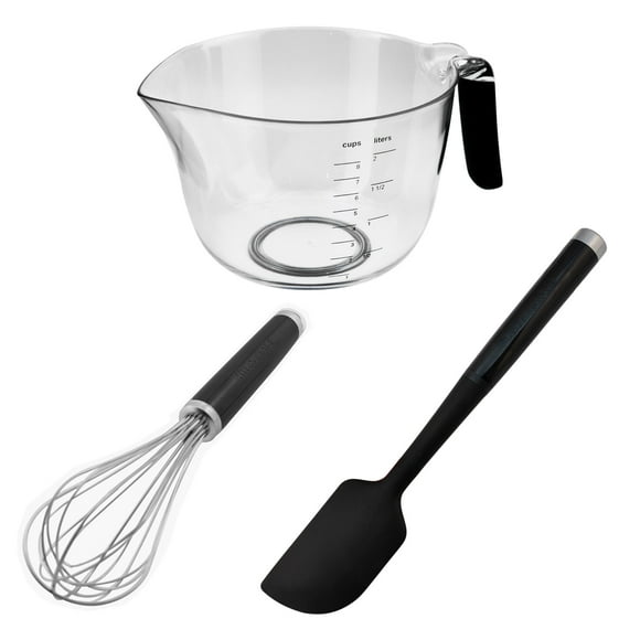 Utensilios de Repostería Ambient 21 KitchenAid Classic Black 3 piezas