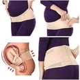 thumbnail image 2 of Maternity Belt 2.0, Belly Band for Pregnancy,  Two in One Pregnancy Belt for Your Entire Pregnancy and Postpartum Recovery, Antepartum Abdominal Back Support Universal Size Beige, 2 of 5