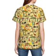 thumbnail image 5 of Honeii Ethnic African Print Youth Short Sleeve T-Shirt,Boys Athletic Shirt,Quick Dry Short Sleeve Performance Moisture Wicking T Shirt, 5 of 6