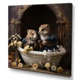thumbnail image 2 of Designart "Utterly Revitalizing Otter In Tub" Bathroom Wall Art Prints, 2 of 7