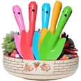 thumbnail image 3 of Glaciersei 5 Pack Mini Trowel Set Metal Garden Hand Shovel Garden Tools for Flower Soil Planting Digging Transplanting Light Duty Tools, 3 of 5
