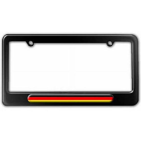 German Flag, Germany License Plate Tag Frame, Multiple Colors