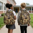 thumbnail image 4 of DISNIMO Deer Camo Print Large Capacity Backpack for Elementary Middle School Students, Multi Compartment School Bag with Side Mesh Pockets for Textbooks Stationery Daily Use, 4 of 7