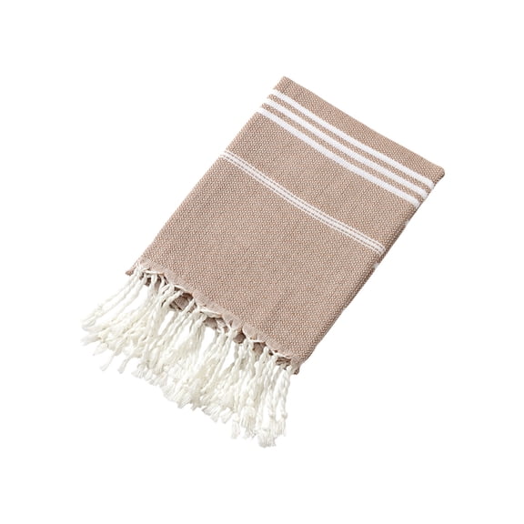 TACILIP Home Decor, Polyester Turkish Beach Towel 90x180 With Tassel Woven Fringe Absorbent Adult Bath Towel Suitable For Beach Bath Towel Or Shawl, Womens Gifts, 1PC