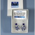 thumbnail image 3 of Pendientes estilo ArtHouse Tulip Time, porcelana de Delft, azul holandés, 3 of 5
