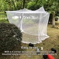 thumbnail image 3 of Soidarity Carpa de malla cuadrada para insectos de 4 esquinas, toldo de malla colgante de poliéster para Picnic, Control de plagas con bolsa de carpas Soidarity OD025150-00, 3 of 6