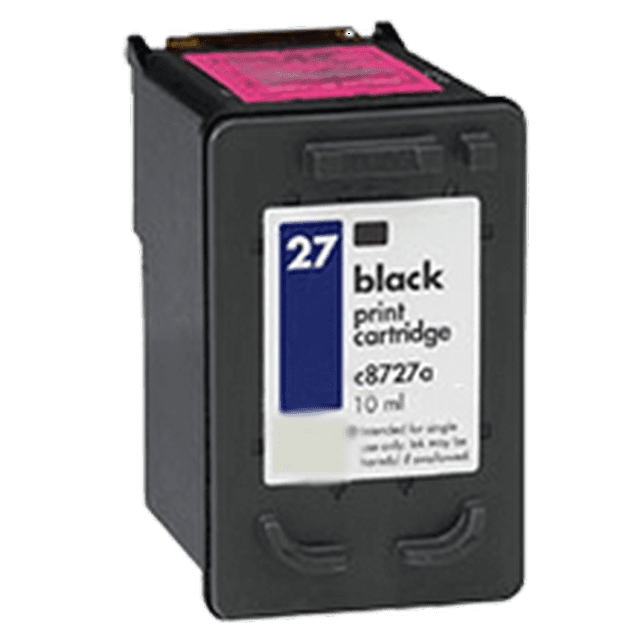 Zoomtoner Cartouche d'Encre / Jet d'Encre Compatible HP C8727A (27) Noir pour HP DeskJet 3745V