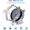 thumbnail image 2 of GFDYREE [2Pack] Compatible with Samsung Galaxy Watch Active 2 Screen Protector Case 40mm, Bumper Full Around Cover for Samsung Galaxy Watch Active2 40 (Silver, 40mm), 2 of 7