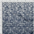 thumbnail image 1 of oneOone Cotton Poplin Twill Dusty Blue Fabric Texture & Leaves Panel Sewing Material Print Fabric By The Yard 56 Inch Wide, 1 of 3