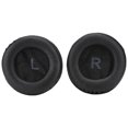 thumbnail image 1 of Almohadillas universales para auriculares, protección de algodón con marca LR, color negro, para auriculares de 95mm, 1 of 8