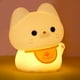 thumbnail image 1 of Lámpara Recargable LED de Silicona Amaredom, Luz Nocturna de Gatito, 1 of 7