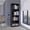 Black, variant on White 4-Shelf Office Book Display Unit / Organize Office Books and Decoratives