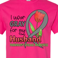 thumbnail image 4 of Inktastic I Wear Gray for My Husband Parkinsons Disease Awareness with Tulip T-Shirt, 4 of 5