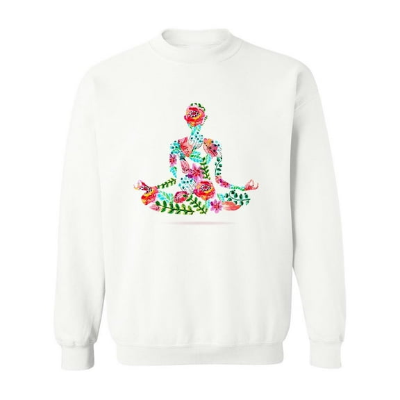 Yoga Pose . Sweatshirt Women -Image by Shutterstock, Female XX-Large