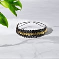 thumbnail image 6 of Unique Bargains Elastic Band Sequins Headbands for Women 1 Pc Black Gold Tone, 6 of 6