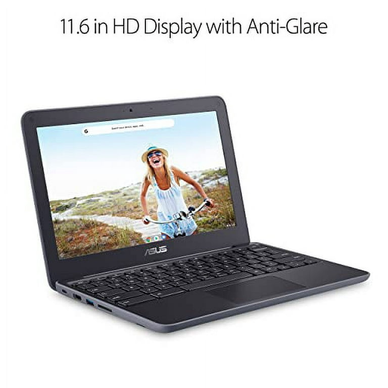 ASUS Chromebook C202XA Rugged & Spill Resistant Laptop, 11.6 HD, 180  Degree, MediaTek 8173C Processor, 4GB RAM, 32GB Storage, MIL-STD 810G