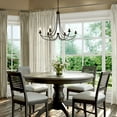 thumbnail image 2 of MRN5006IB Quoizel Lighting Mirren Chandelier 6 Light Steel     -Traditional Installation, 2 of 10