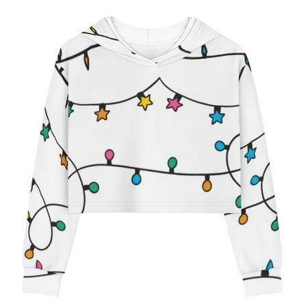 

TOADDMOS Lamps Stylish Kids Crop Tops for Girls Oversized Kids Sweatshirts 11-12 Aesthetic Kid Pullover Hoodies