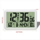 thumbnail image 2 of Reloj con Temperatura Interior Exterior Inalámbrico, Sensor de Precisión, Pantalla LCD de 7,5 Pulgadas con Retroiluminación, Autoconfiguración, 2 of 5