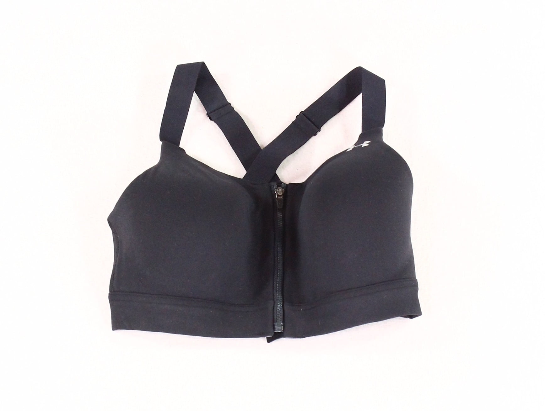 Download Under Armour - Womens Sports Bra Front-Zip Cross-Back 34D ...