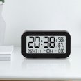 thumbnail image 6 of Digital Alarm Clock with Large Lcd Screen, Indoor Temperature Humidity Monitor, Calendar & Weather Forecast, Snooze Function for Bedroom, Office, and Home Use,Vsgery, 6 of 6