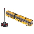thumbnail image 3 of Autobús escolar RC a escala 1:48 que avanza, retrocede, gira a la izquierda y a la derecha. Autobús de control remoto para niños, color amarillo, 3 of 15