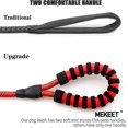 thumbnail image 3 of Rope Dog Lead, 6 Ft Double Soft Padded Handle Dog Leash, Highly Reflective Dog Lead Threads For Puppy And Medium Large, 3 of 5
