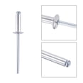 thumbnail image 3 of Unique Bargains 4mm Diameter 13mm Grip Length Silver Tone Aluminum Blind Rivets 60 Pack, 3 of 4