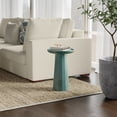 thumbnail image 7 of Simpli Home Dayton 13 inch Wide Solid Mango Wood Contemporary Wooden Accent Table in Teal Wash, 7 of 7