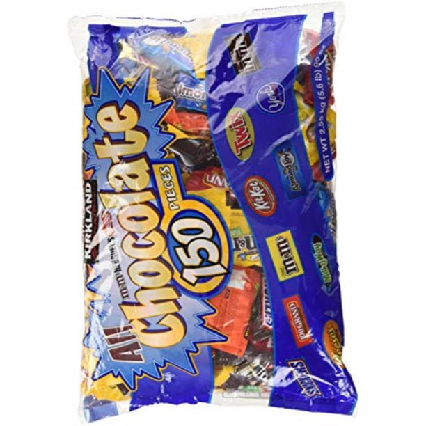 KS hershey's all chocolate pieces, 150 pcs, 90 ounce bag